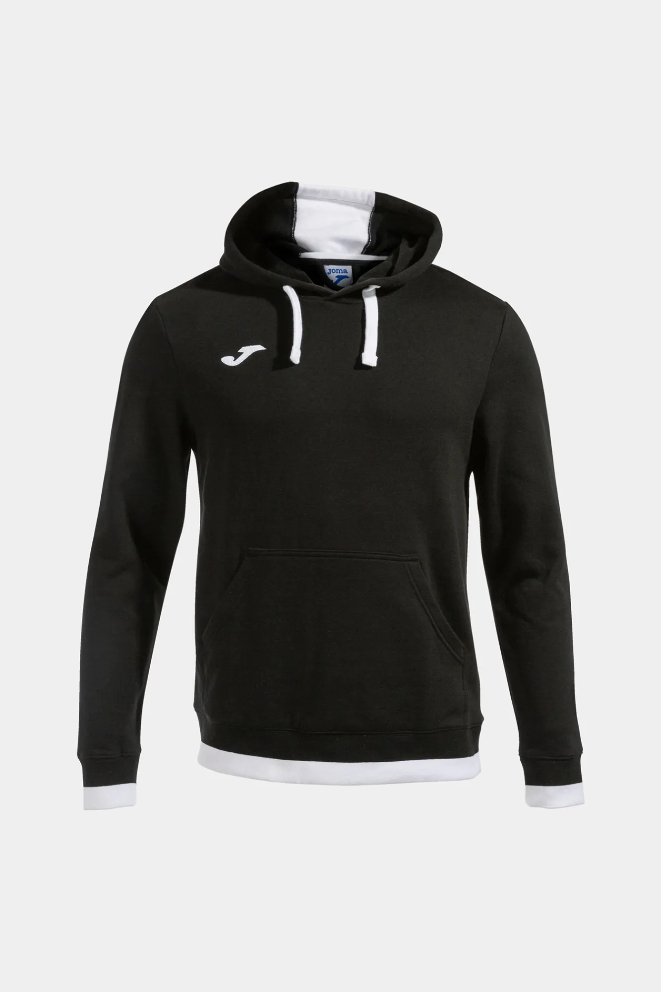 Joma Sudadera Con Capucha Confort Negro Blanco Clearance