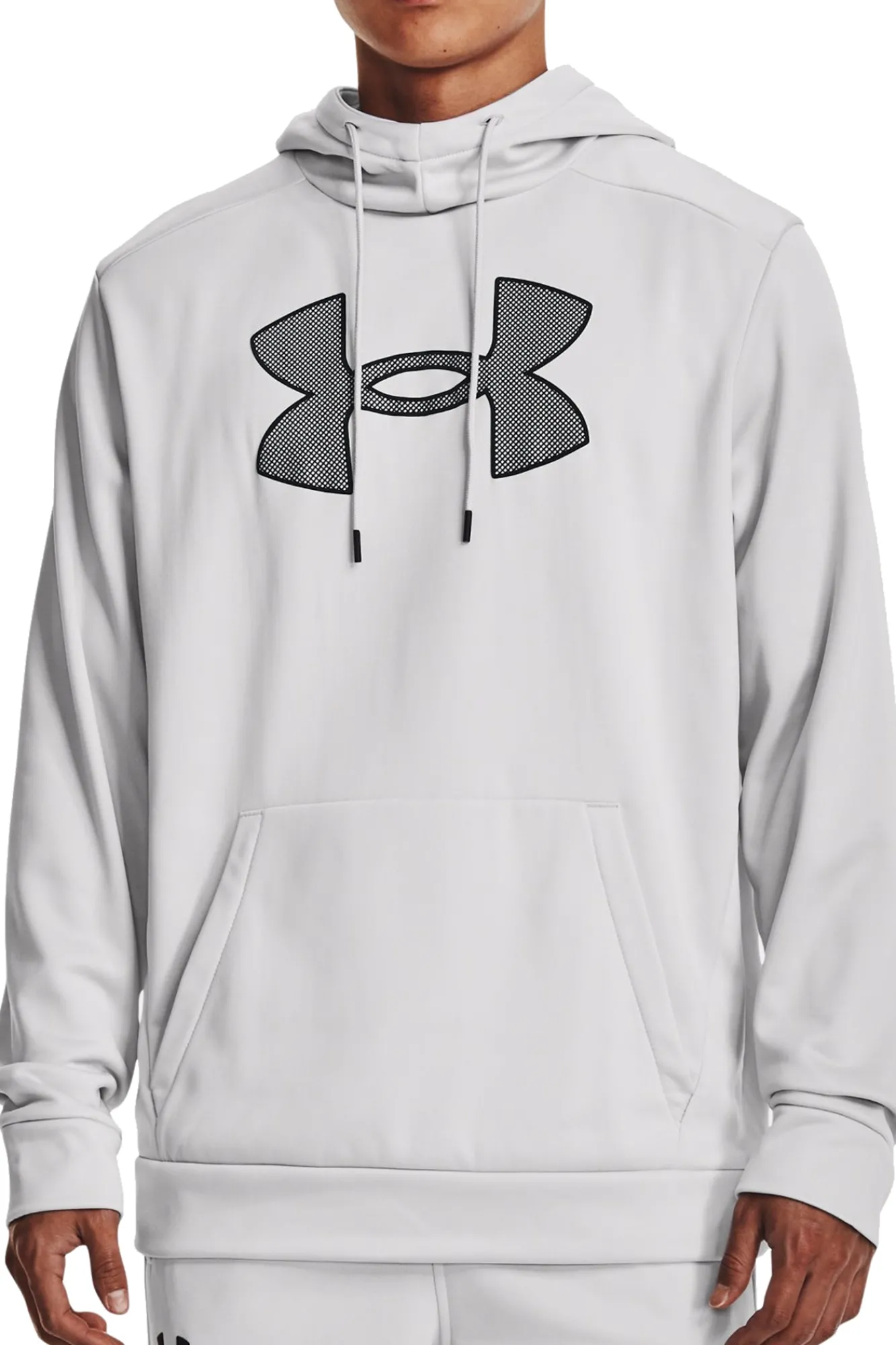 Under Armour Sudadera Con Capucha Logo Estampado Gris Claro New