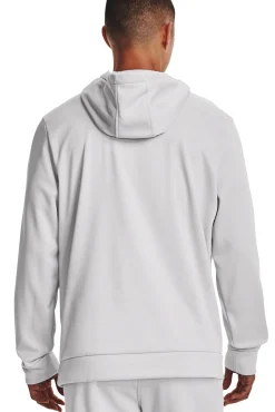 Under Armour Sudadera Con Capucha Logo Estampado Gris Claro New