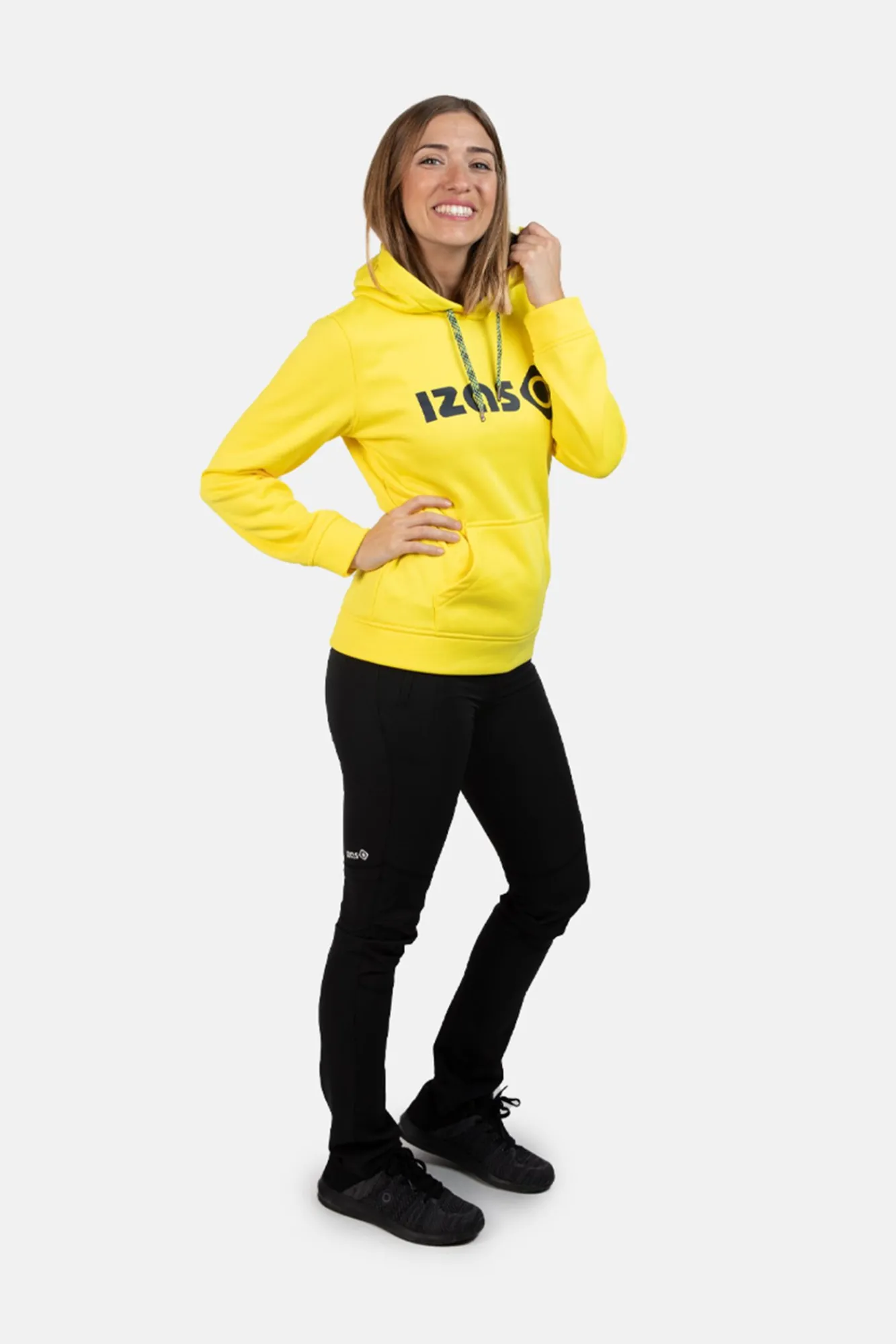 Izas Sudadera Con Capucha Lynx Amarillo Sale