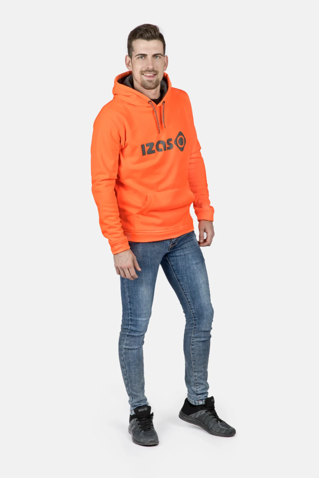Izas Sudadera Con Capucha Lynx Naranja Outlet