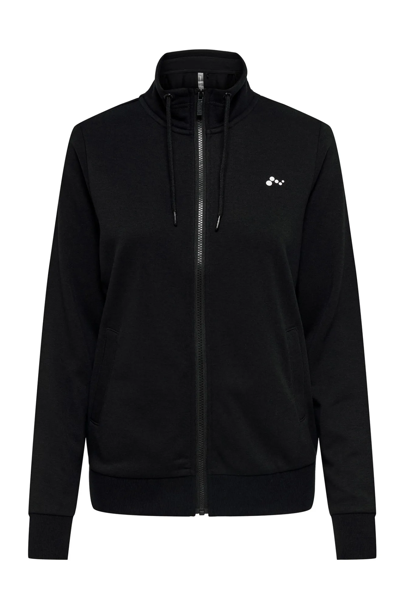 Only Play Sudadera Con Cremallera Cuello Alto Negro Online
