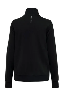 Only Play Sudadera Con Cremallera Cuello Alto Negro Online