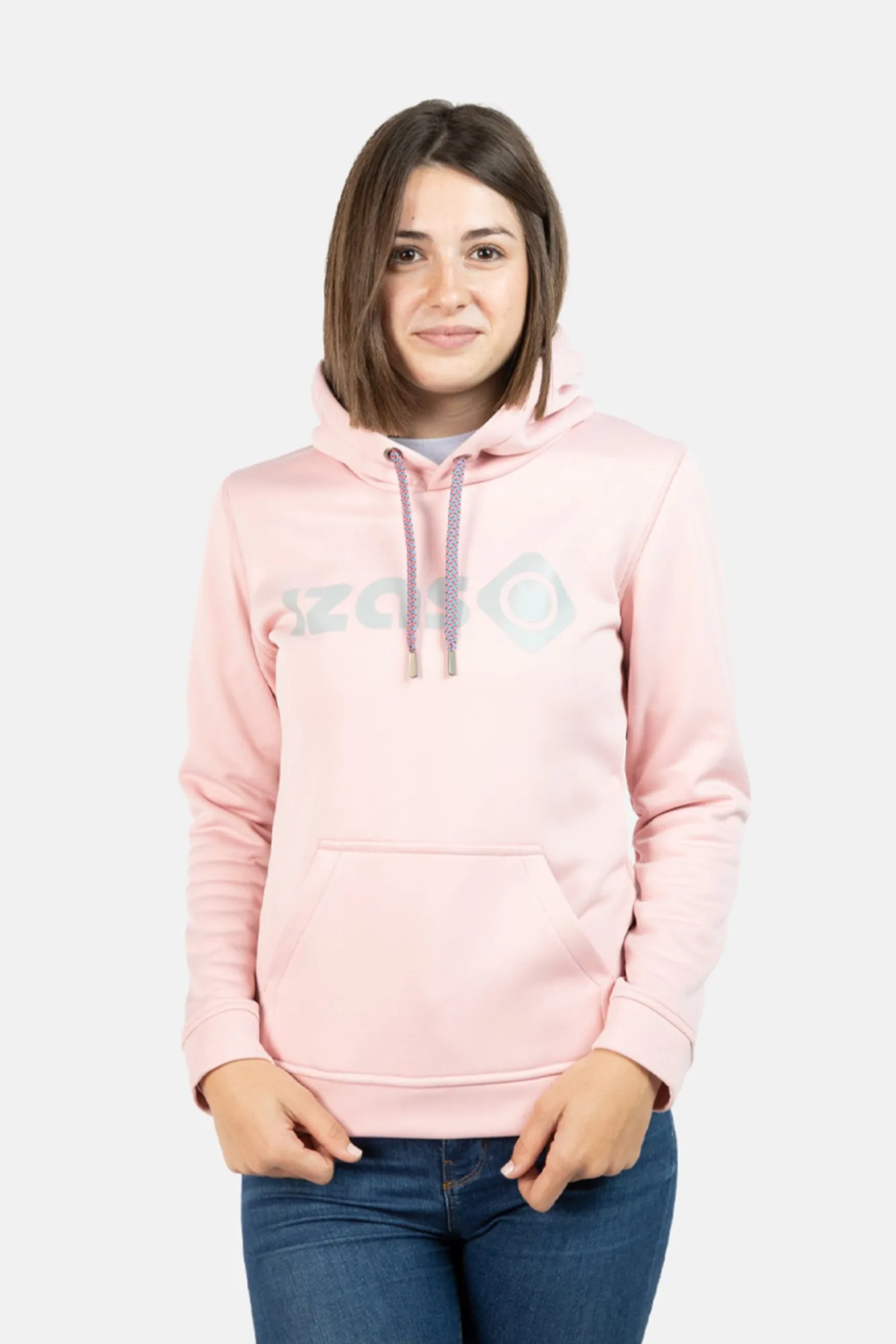 Izas Sudadera Con Logotipo Rosa Clearance