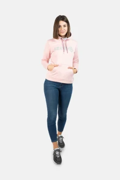 Izas Sudadera Con Logotipo Rosa Clearance