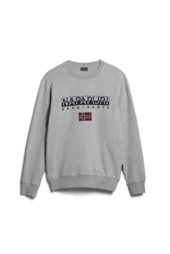 Napapijri Sudadera De Cuello Redondo Ayas Gris Clearance