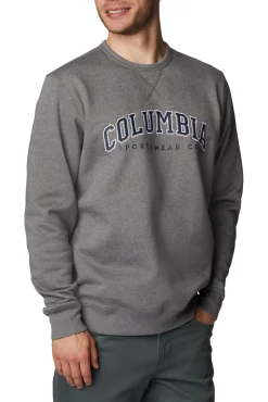 Columbia Sudadera De Cuello Redondo Con El Logotipo De ™ Gris Medio Clearance