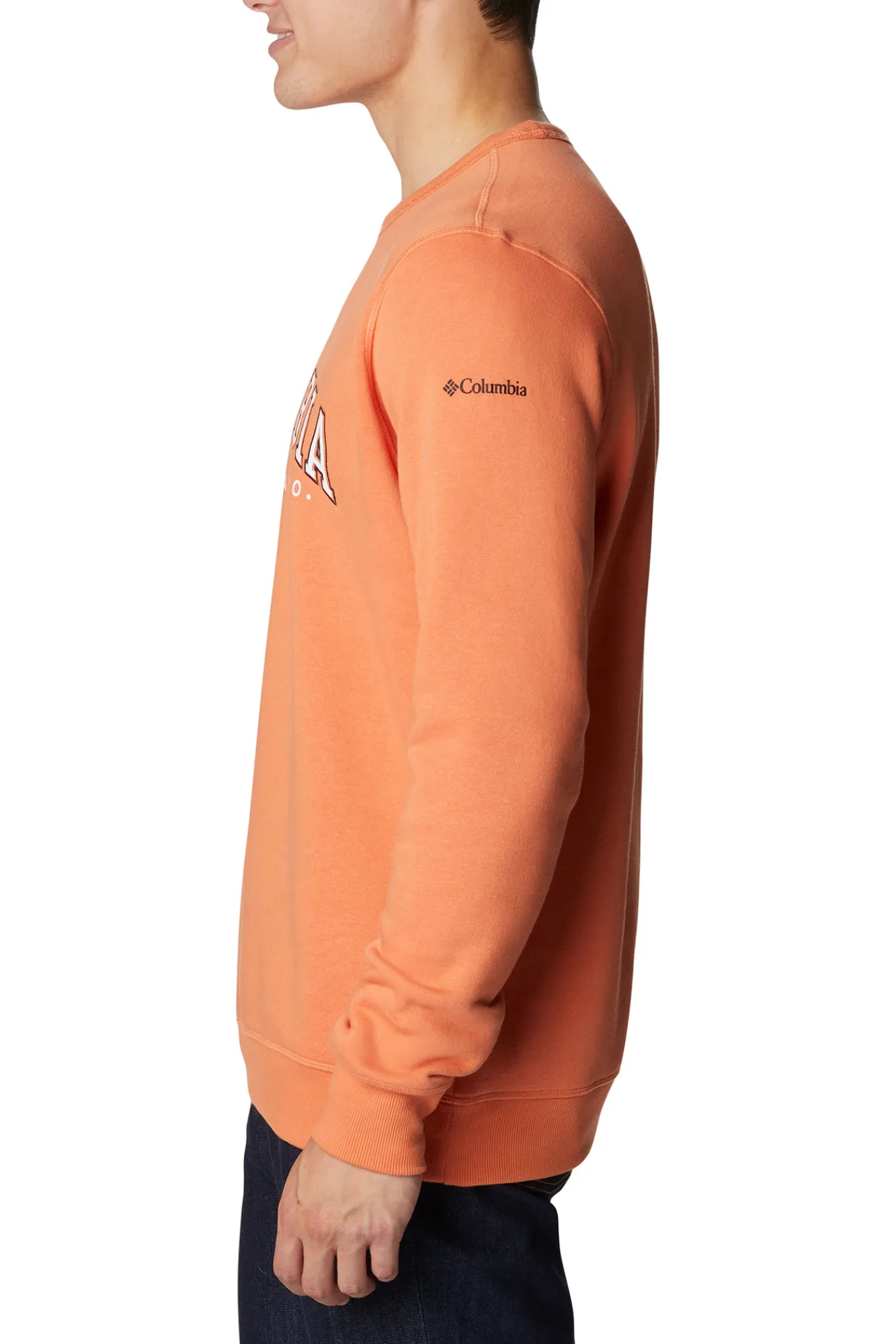 Columbia Sudadera De Cuello Redondo Con El Logotipo De ™ Naranja Sale