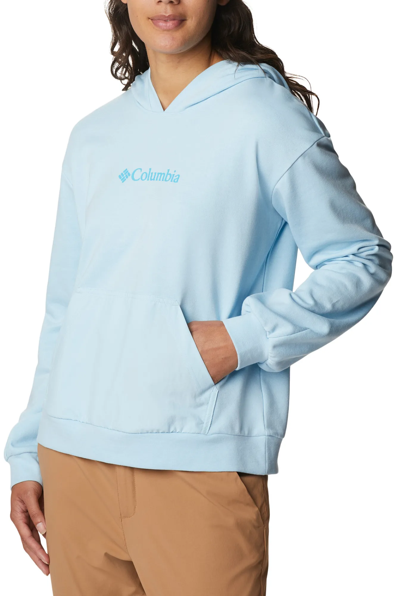 Columbia Sudadera De Felpa Francesa Con Capucha Logo™ Iii Para Mujer Azul Claro Hot