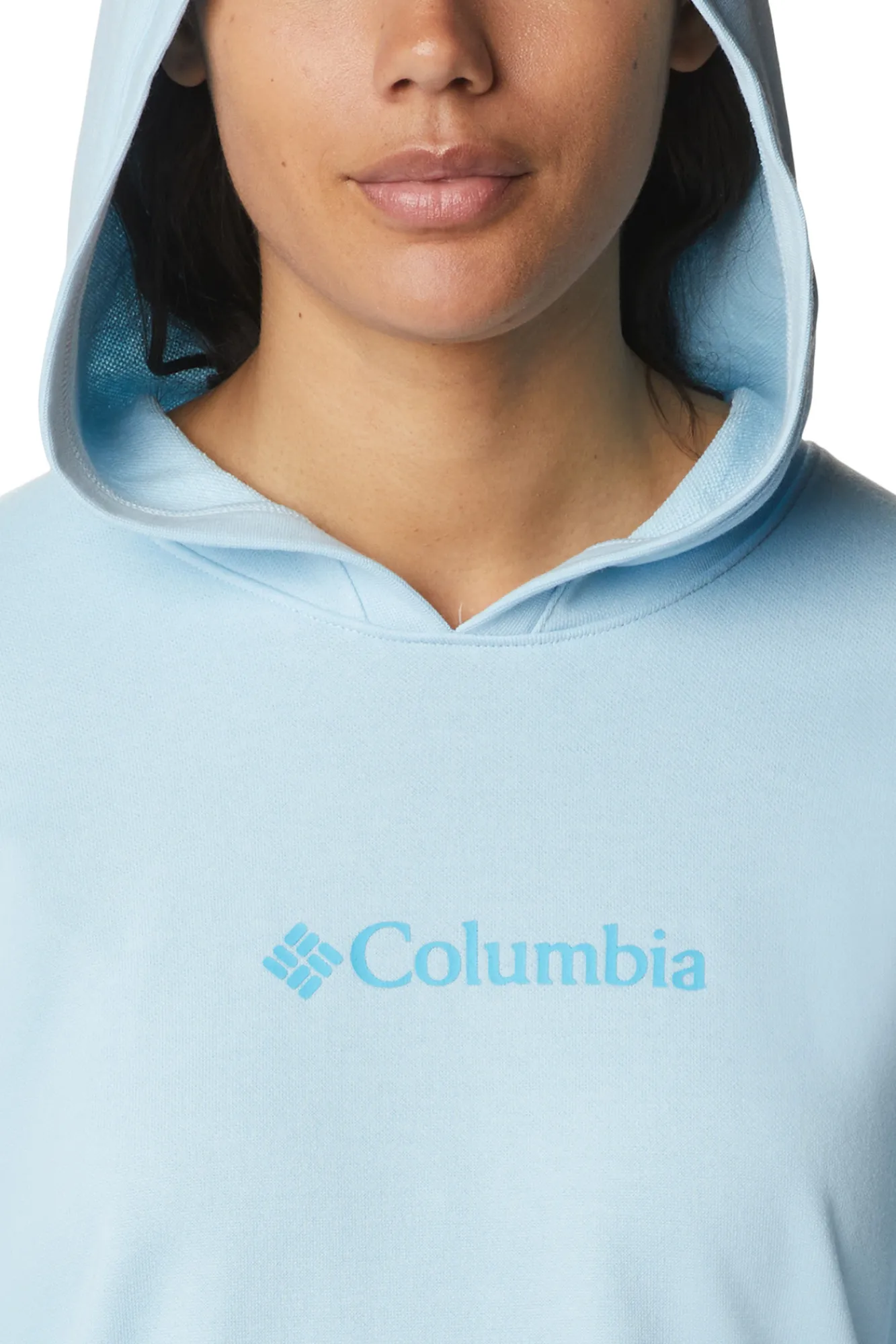 Columbia Sudadera De Felpa Francesa Con Capucha Logo™ Iii Para Mujer Azul Claro Hot