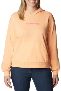 Columbia Sudadera De Felpa Francesa Con Capucha Logo™ Iii Para Mujer Naranja Clearance