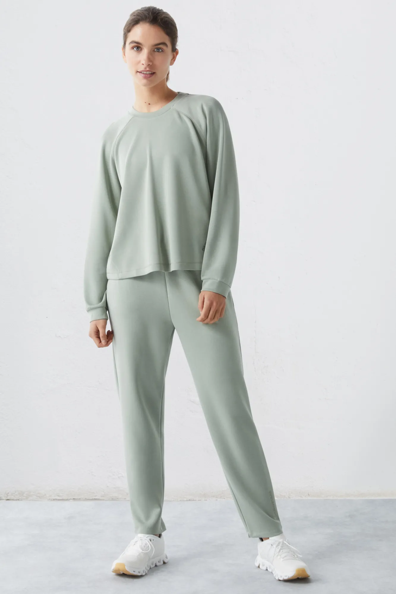 Dash and Stars Sudadera Felpa Soft Verde Beige Sale
