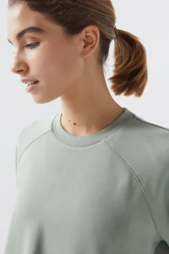 Dash and Stars Sudadera Felpa Soft Verde Beige Sale