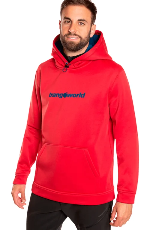 Trangoworld Sudadera Login Rojo New