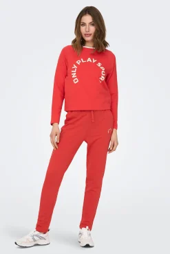 Only Play Sudadera Sport Rojo Best