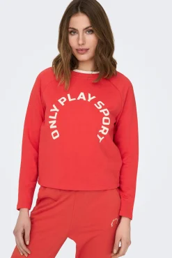 Only Play Sudadera Sport Rojo Best
