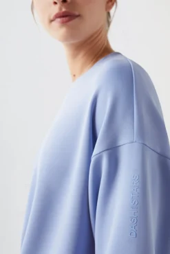 Dash and Stars Sudadera Tacto Suave Nudo Azul Discount