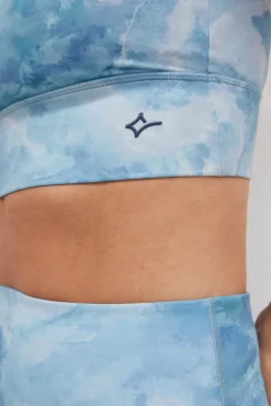 Dash and Stars Sujetador Deportivo Azul 4D Stretch Estampado Best
