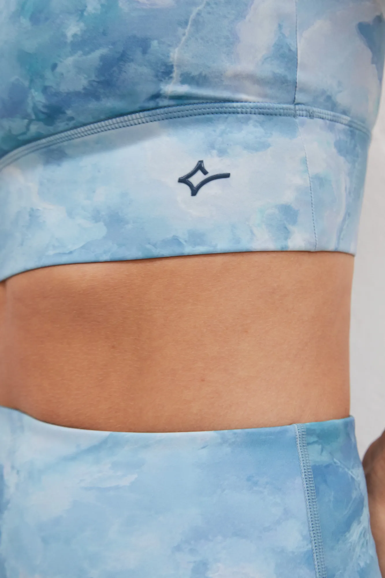Dash and Stars Sujetador Deportivo Azul 4D Stretch Estampado Best