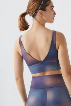 Dash and Stars Sujetador Deportivo Boreal 4D Stretch Azul Outlet