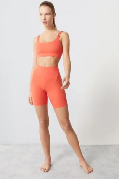 Dash and Stars Sujetador Deportivo Coral Soft Move Rojo Hot