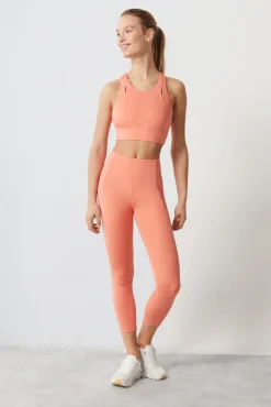 Dash and Stars Sujetador Deportivo Cut Out Coral 4D Stretch Rojo Online