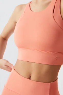 Dash and Stars Sujetador Deportivo Cut Out Coral 4D Stretch Rojo Online