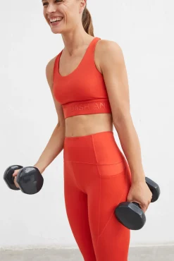 Dash and Stars Sujetador Deportivo 4D Stretch Rojo