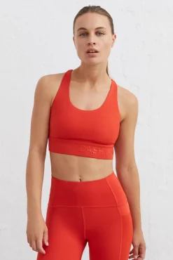 Dash and Stars Sujetador Deportivo 4D Stretch Rojo