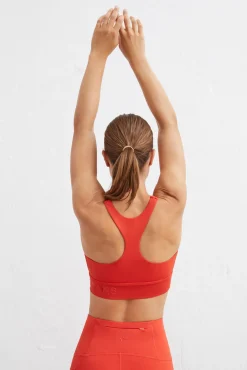 Dash and Stars Sujetador Deportivo 4D Stretch Rojo