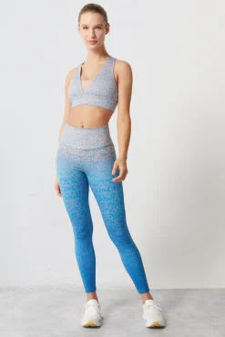 Dash and Stars Sujetador Deportivo Estampado 4D Stretch Rosa Outlet