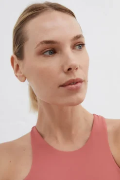 Dash and Stars Sujetador Deportivo Halter 4D Stretch Rosa Hot