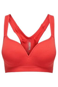 Only Play Sujetador Deportivo Intensidad Media Rojo Discount