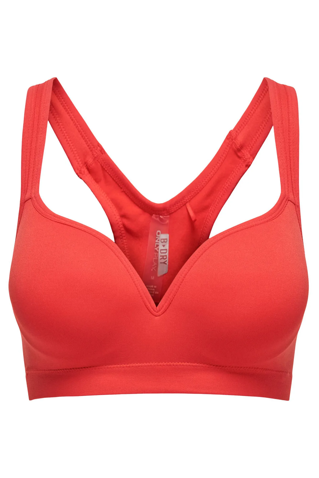 Only Play Sujetador Deportivo Intensidad Media Rojo Discount