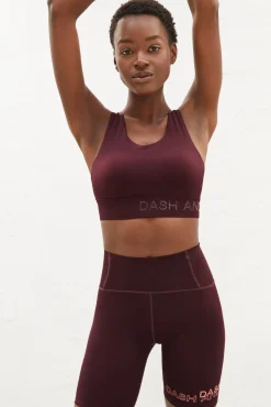 Dash and Stars Sujetador Deportivo Morado 4D Stretch Rosa Sale