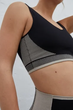 Dash and Stars Sujetador Deportivo Negro Seamless Fit Camel Sale