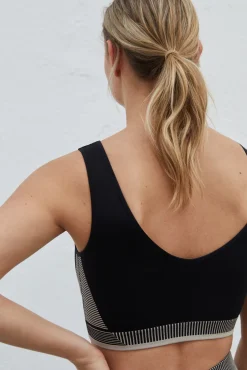 Dash and Stars Sujetador Deportivo Negro Seamless Fit Camel Sale