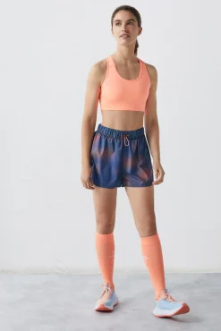 Dash and Stars Sujetador Deportivo Neon 4D Stretch Rojo