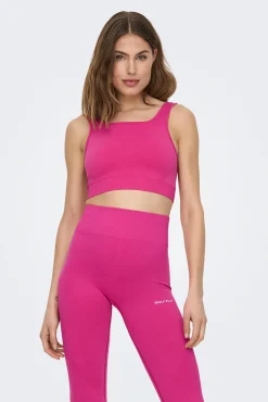 Only Play Sujetador Deportivo Seamless Comfort Rosa Hot