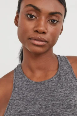 Dash and Stars Sujetador Deportivo Seamless Fit Gris Sale