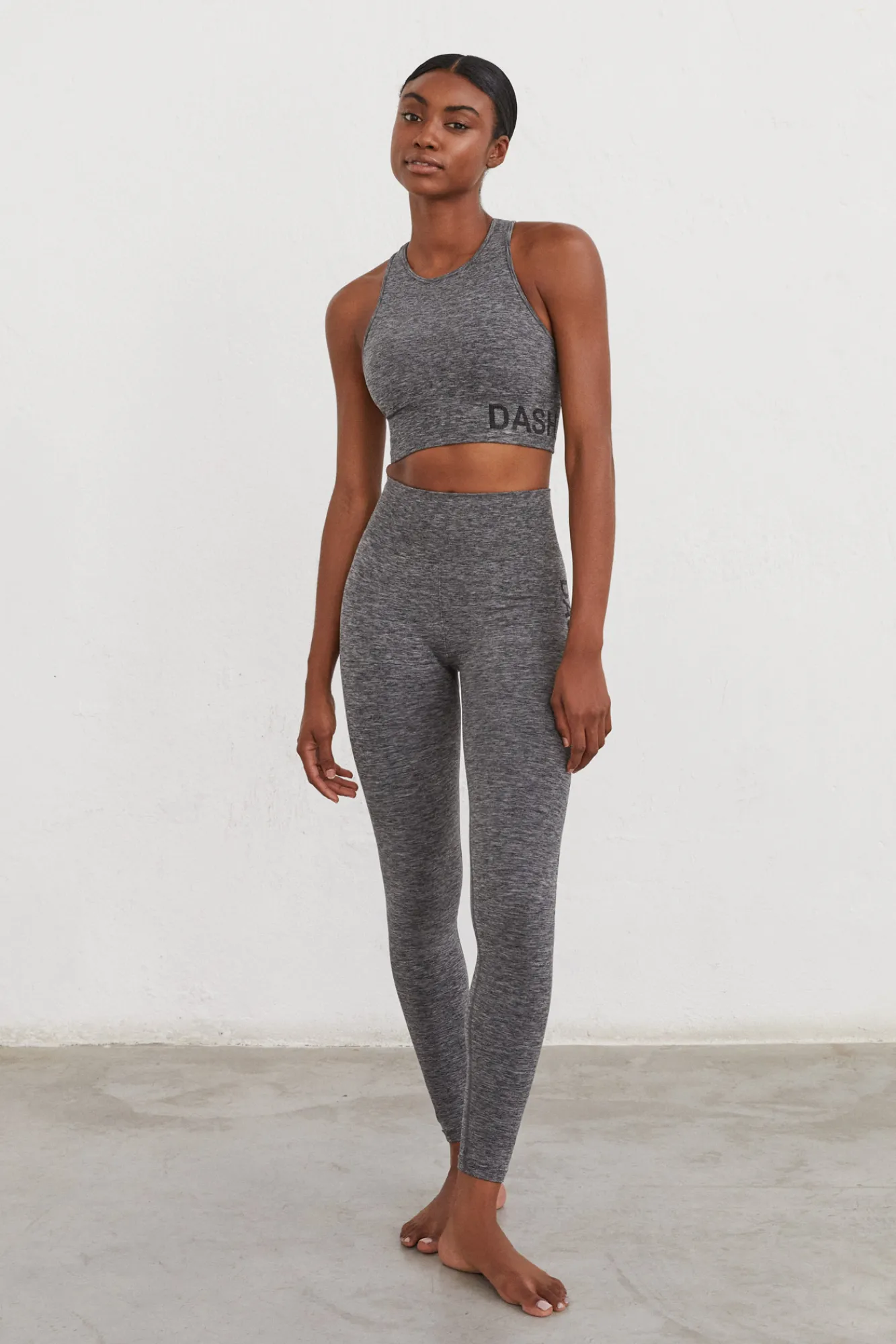 Dash and Stars Sujetador Deportivo Seamless Fit Gris Sale