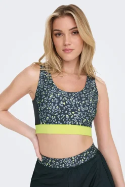 Only Play Sujetador Deportivo Stretch Azul New