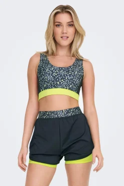 Only Play Sujetador Deportivo Stretch Azul New