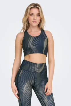 Only Play Sujetador Deportivo Stretch Azul Online