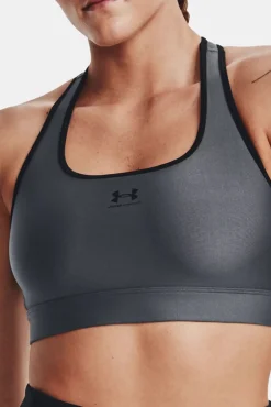 Under Armour Sujetador Mid Padless Gris Sale