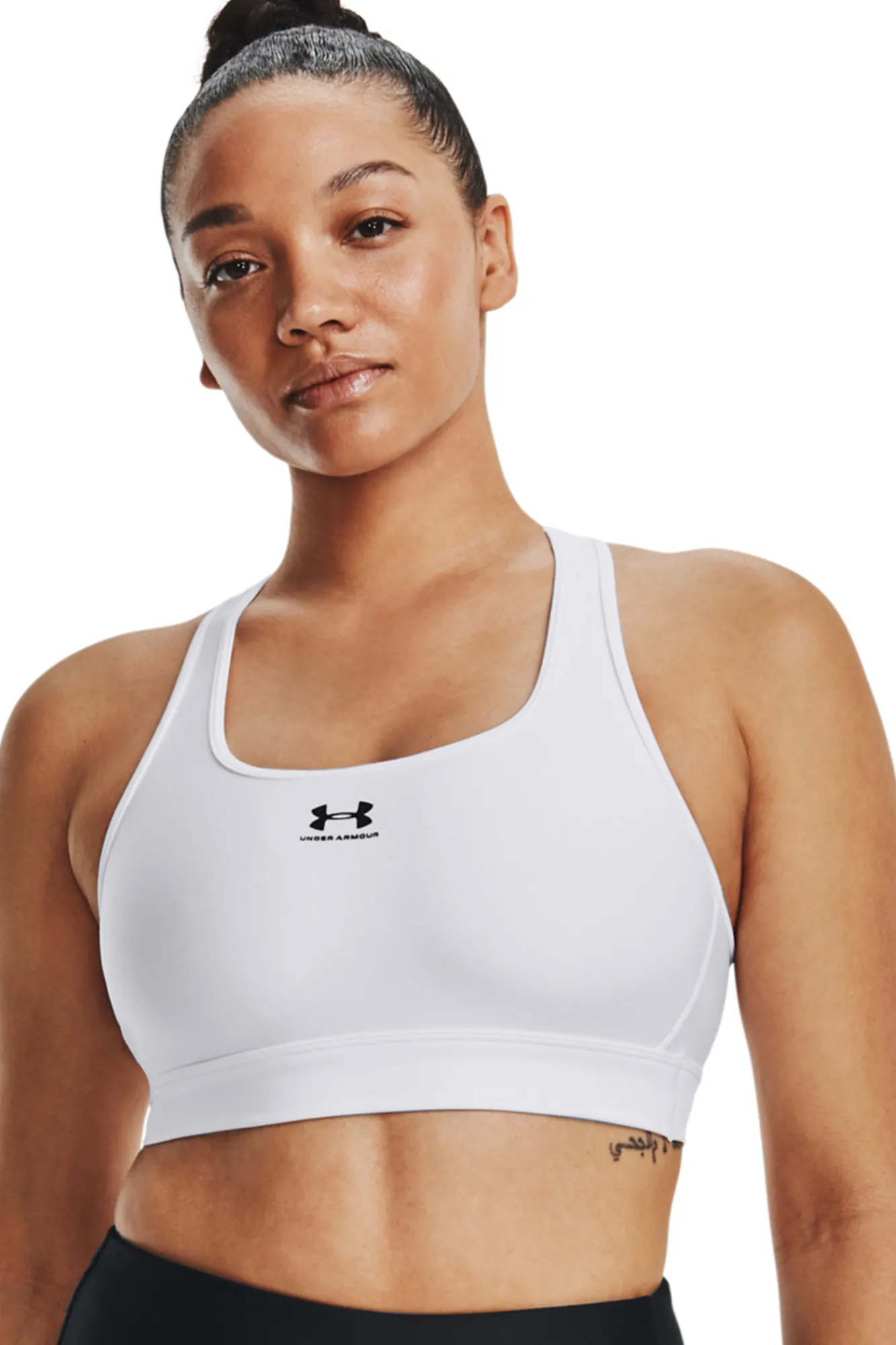 Under Armour Sujetador Mid Padless Blanco Clearance