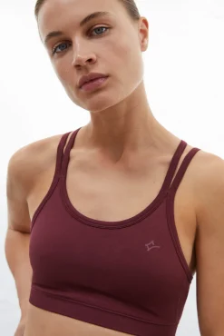 Dash and Stars Sujetador Top Deportivo Granate Seamless Comfort Estampado Discount