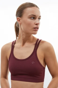 Dash and Stars Sujetador Top Deportivo Granate Seamless Comfort Estampado Discount