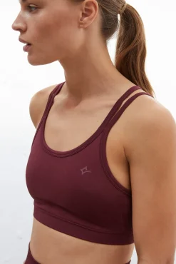 Dash and Stars Sujetador Top Deportivo Granate Seamless Comfort Estampado Discount