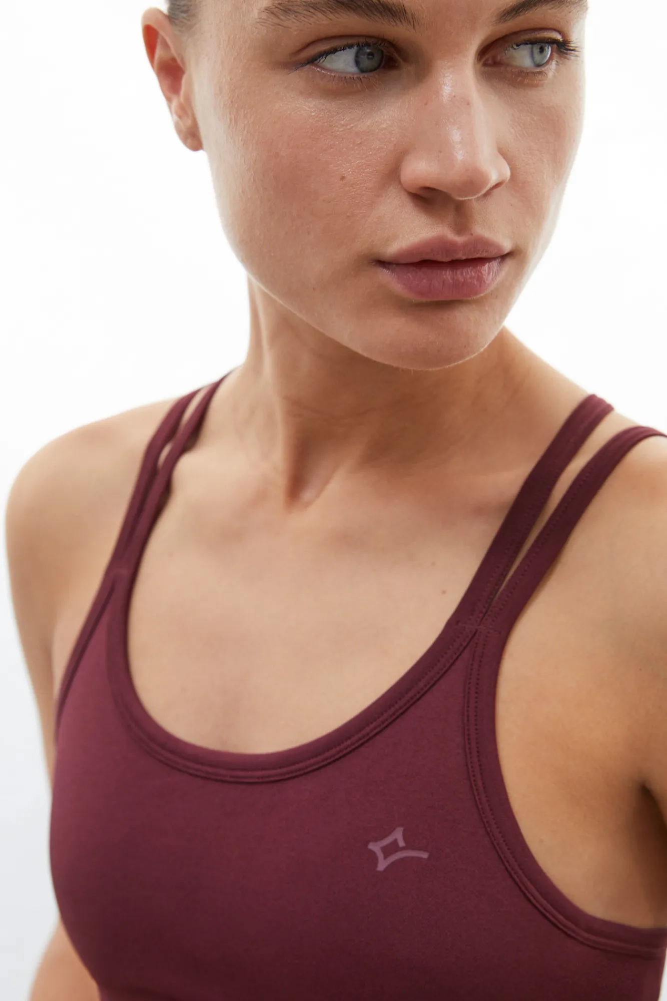 Dash and Stars Sujetador Top Deportivo Granate Seamless Comfort Estampado Discount